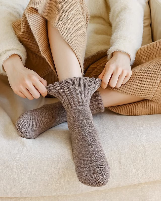 Boot Socks for Women - Thick Winter Knit Warm Socks(5 Pairs)
