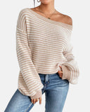 Women's Striped Knit Top