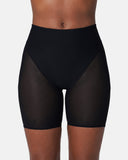 PowerUp Firm Compression Butt Lifter Shaper Shorts with Ruched Seam & Lift Bands