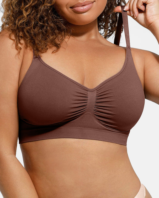 Women's Full Coverage Non-Padded Wireless Sculpt Bra