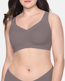 Full-Coverage Push-Up Seamless Wireless Bra