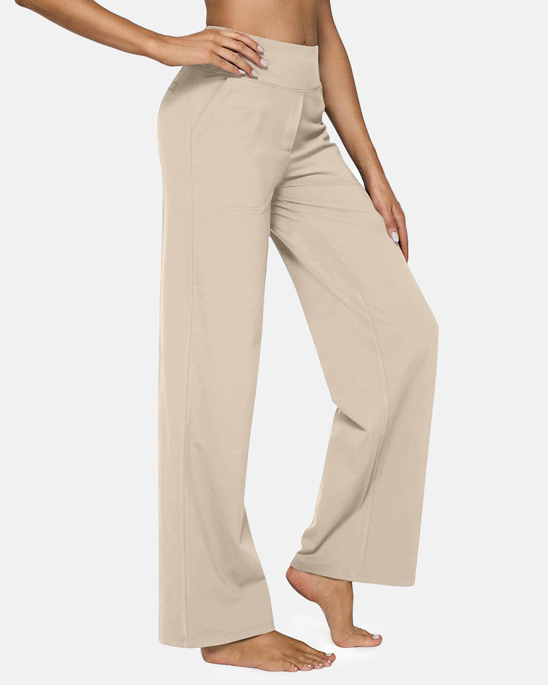 Women's Slimming High-Waist Wide Leg Pants