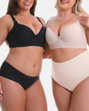 Full Back Coverage Underwire Push-Up Shaper Bra - All Sizes