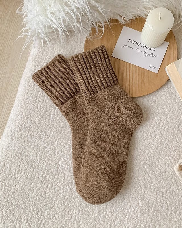 Boot Socks for Women - Thick Winter Knit Warm Socks(5 Pairs)