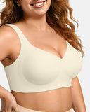 Wireless Support Bra with Full Coverage and Smooth Fit