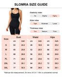 Women Tummy Control Bodysuit Mid Thigh Body Shaper