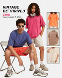 Oversized Acid Washed Cotton Vintage T-Shirts for Unisex