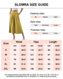 Pantalones Culotte de Lino y Algodón de Cintura Alta y Pierna Ancha para Mujer