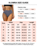 Tangas sin costura de cintura alta con control de abdomen para mujer