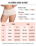 Braguitas de control de abdomen de cintura alta sin costuras de seda helada