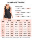 V Neck Sleeveless Short Tummy Control Jumpsuits