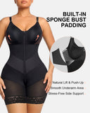 Tummy Control Fajas Shapewear with V-shape Sculpting Elastic Band