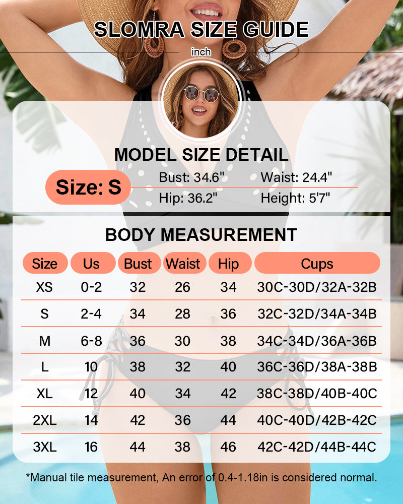 Petal Cutout V-Neck Two-Piece Bikini Set