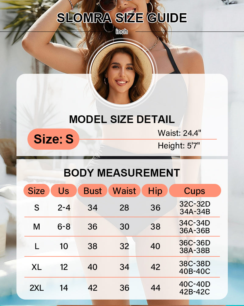 Conjunto de bikini de talle alto, control de abdomen, traje de baño de dos piezas con malla