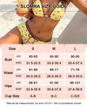 Conjunto de bikini retro de 2 piezas con bloques de color para mujer