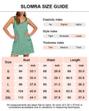 Vestido sin mangas con cuello de pico, rayas, shorts incorporados y bolsillos