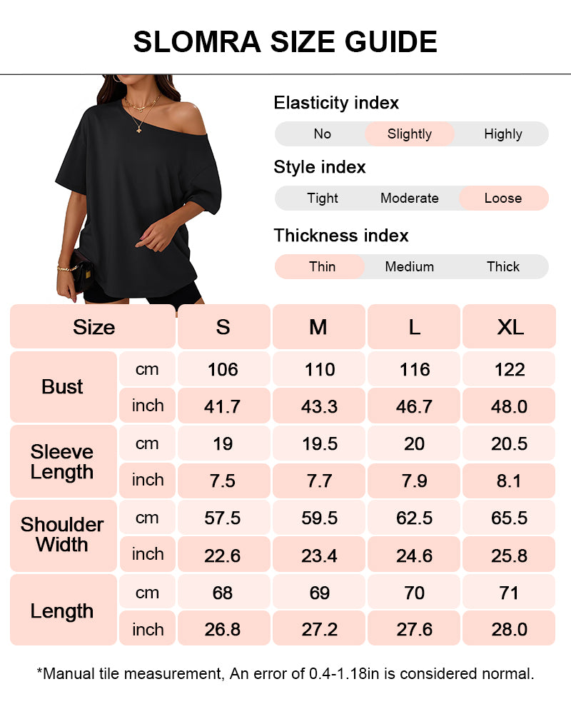 Solid Color Minimalist Loose Fit Short Sleeve T-shirt